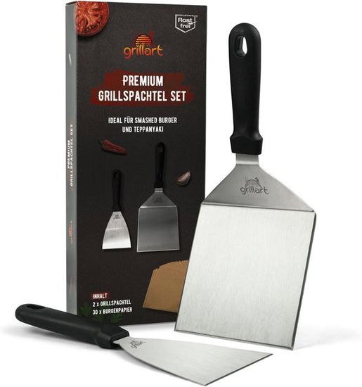 Set De 5 Couteaux à Peindre En Acier Inoxydable - Manche Antidérapant, 22 Cm - Parfait Pour Artistes Et Débutants