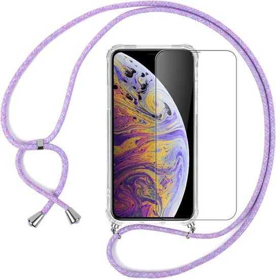 Coque Silicone IPhone X/XS - Couleur Gris Lavande - Neuve Sous Blister