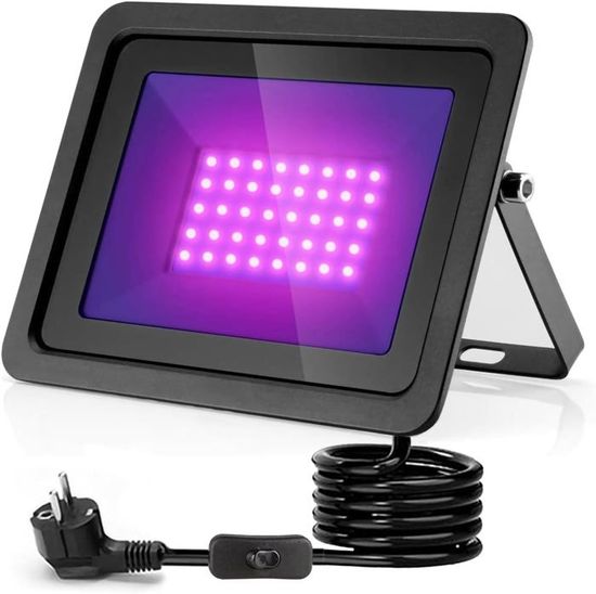 Lumi re Noire Led 50W 395Nm Projecteur Lumi re Noire Uv tanche Ip66 lumi-re-noire-led-50w-395nm-projecteur-lumi-re-noire-uv-tanche-ip66