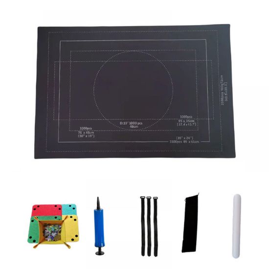 Tapis De Puzzle En Feutre Pour Enfants, Puzzles Roll Up Stor