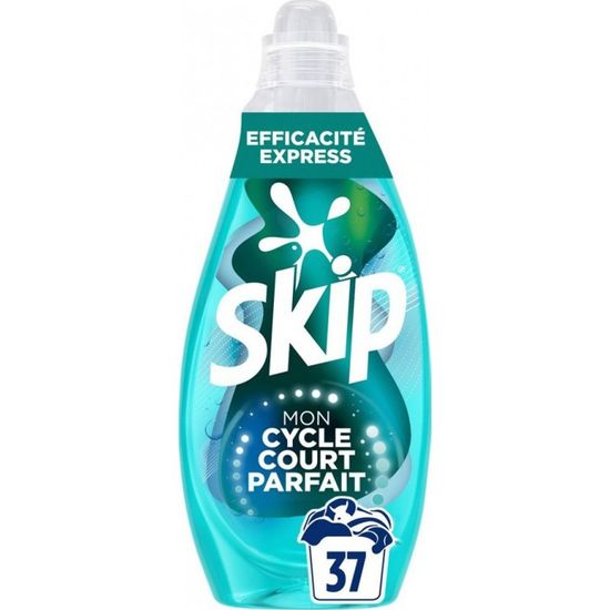 SKIP Lessive Liquide Cycle court Efficacité Express le bidon de 1 48L