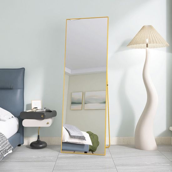 Pergar - Miroir sur pied vertical 162x53cm - Verre trempé HD Pergar - Miroir sur pied vertical 162x53cm - Verre trempé HD