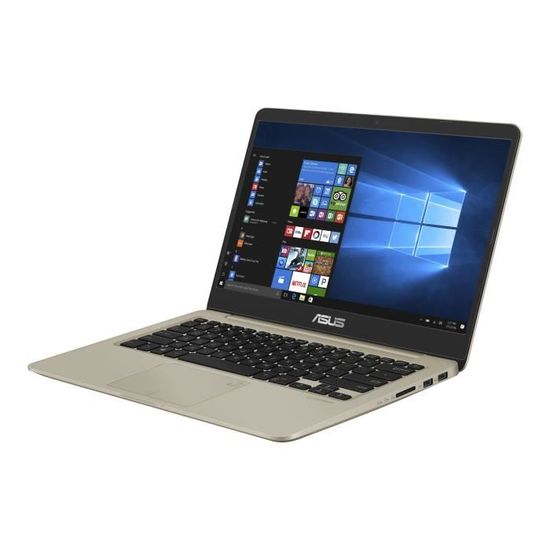 ASUS VivoBook S14 S410UA BV215R Core i5 8250U - 1.6 GHz Windows 10 Home 8 Go RAM 500 Go HDD 14" 1366 x 768 (HD) UHD Graphics 620…