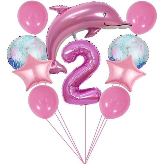 5 Ballons En Papier Aluminium Animaux Des Bois - Pour Anniversaire, Douche Bébé, Décoration De Fête