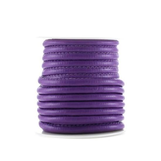 Corde en Cuir ( Ab 1,60€/ M) Rond 5 Mm. Schwarz. Bande Sangle Longueur