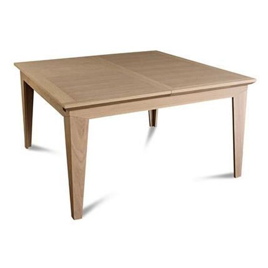Table Carree Moderne En Chene Massif Achat Vente Table A