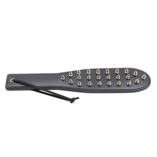Fouet à Cheval Droit En Cuir Véritable Noir - Rivets Cuir - Pour équitation Ou Cosplay