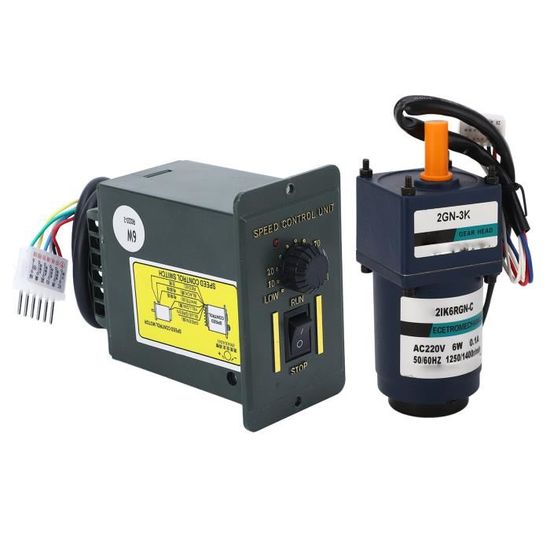 Cikonielf Motoréducteur Moteur à engrenages AC220V avec contrôleur — free download