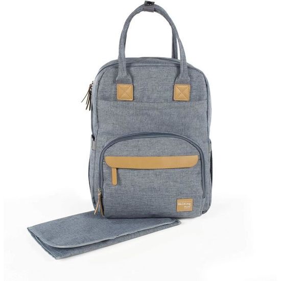 Sac à Langer à Dos Pour Parents - Poussette, Organisateur, 38x30x15 Cm, étanche