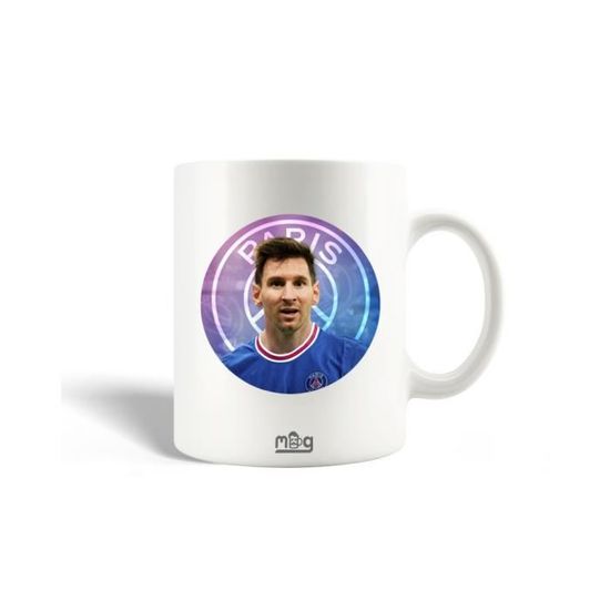 Mug Personnalisé Pour Enfant - Thème Foot PSG Et Personnages - Céramique - Fait Main En France