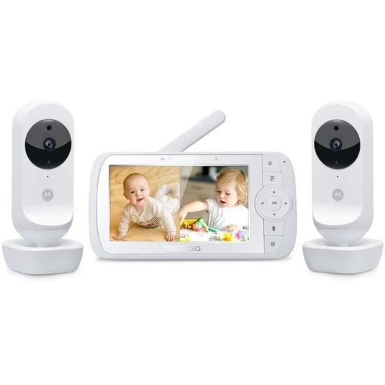 Motorola Nursery Comfort 40 Babyphone Vidéo Connecté avec Écran 2.8 Vision  Nocturne Infrarouge Communication Bidirectionelle 1 Unité : : Bébé  et Puériculture