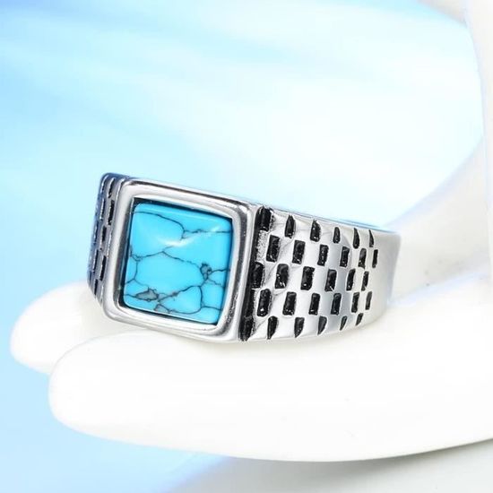 Bague Carte à Jouer PAMTIER Acier Inoxydable - Design Punk Rock Pour Hommes