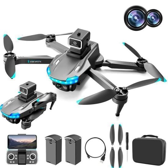 Mini drone pliable avec caméra 4K et évitement d'obstacles - LICHIFIT -  Intérieur - 20 min d'autonomie - Cdiscount Jeux - Jouets