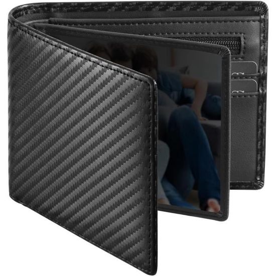 Portefeuille Bi-fold Cuir Ballpark Elite – Thème Baseball, Marron, Minimaliste