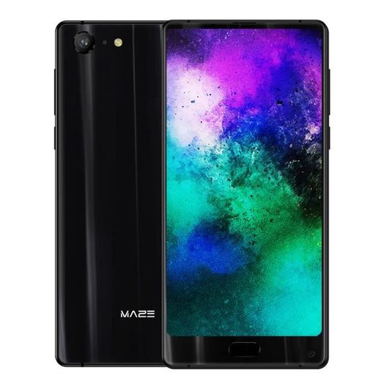 MAZE Alpha X 4 G LTE Plus  smartphone    Android 7.0 6G  + 64G 3900mAh Piscine Type de C noir