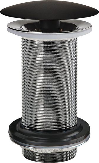 Bouchon De Baignoire Dôme En Laiton Noir, 54,5 Mm-74 Mm, Construction En Laiton Durable Avec Finition Noire élégante – Bouchon De Baignoire Polyvalent Pour Un Ajustement Sûr Et Sans Fuite, Idéal Pour