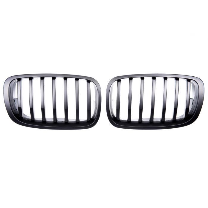 2 CALANDRE M PERFORMANCE NOIR MAT BMW X5 E70 2007 A 2013