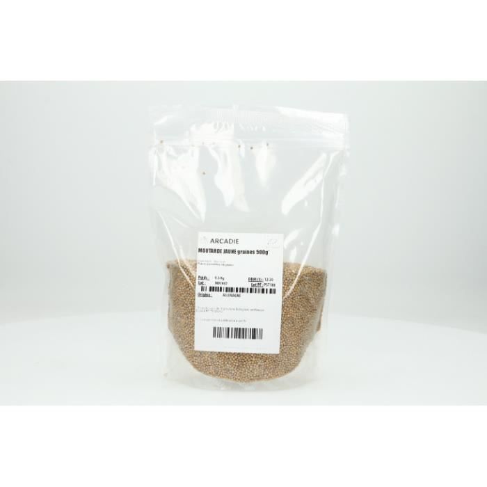Nos courses Bio - Cook Moutarde jaune graines 500gr