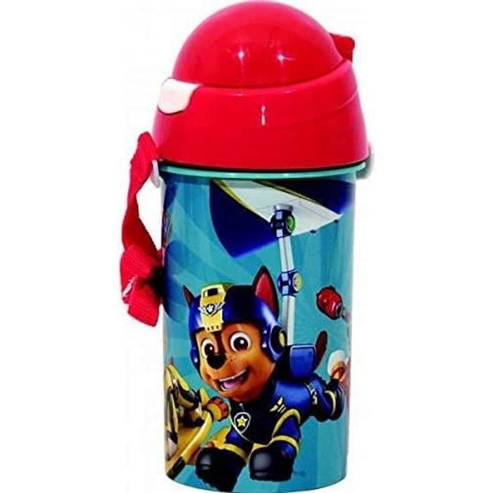 Gourde Automatique Paw Patrol 500 ML - Système Anti-Goutte