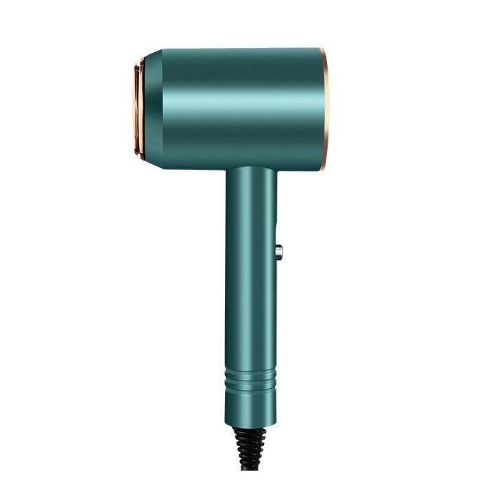 Sèche-cheveux avec peigne et lisseur, brosse à Air chaud, outils de coiffure, souffleuse ionique Dark green -WILM1218