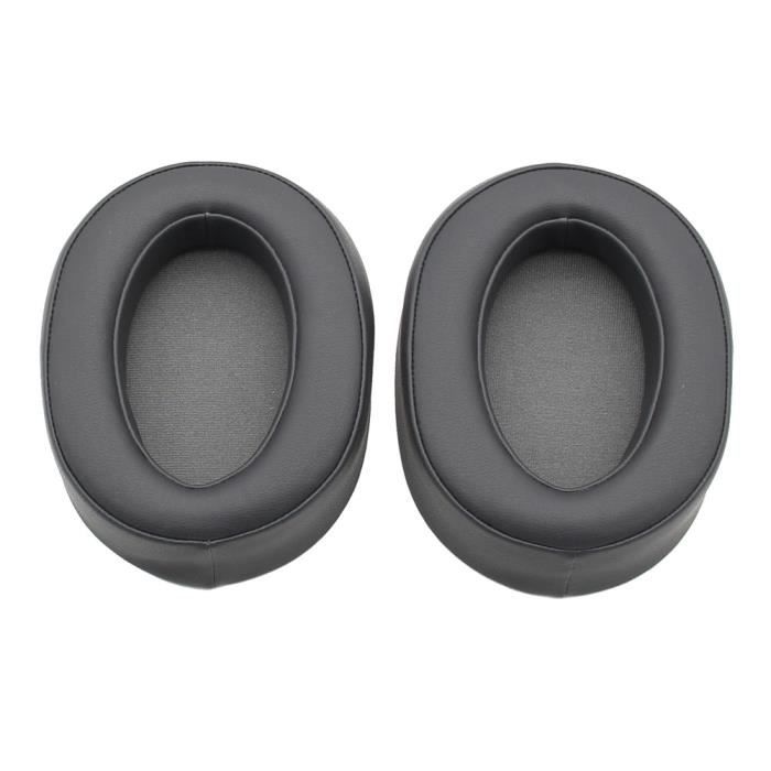 Coussinets d'oreille Coussins de remplacement pour casque Sony MDR100ABN WH-H900N noir SCY90625102BK