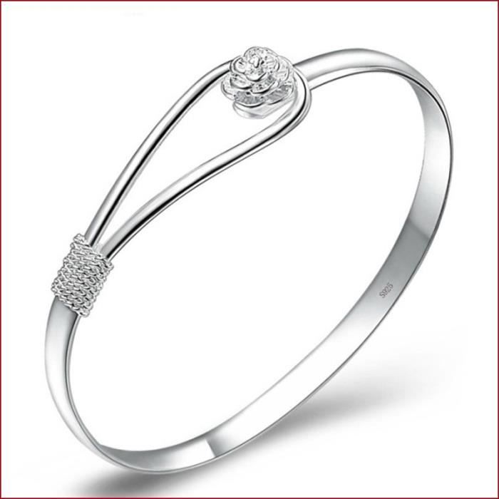 Bracelet femme style de fleur 20cm