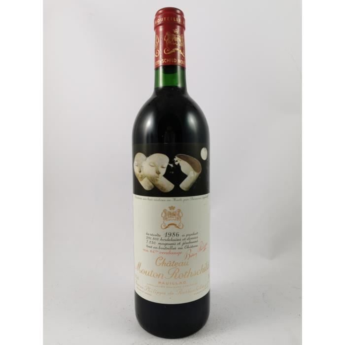 Château Mouton Rothschild 1986, Pauillac, Rouge, 75 cl.