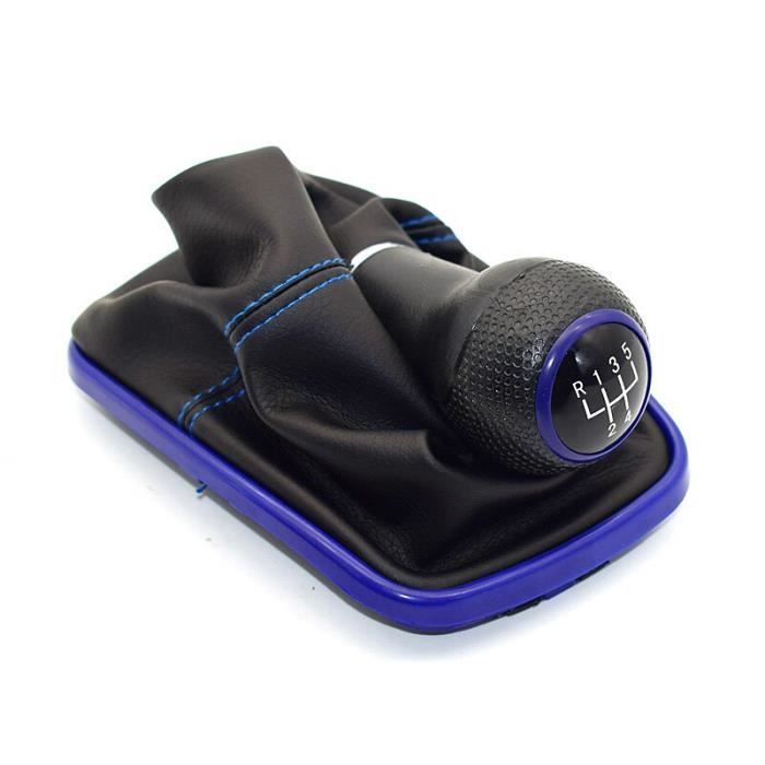 Pièces Auto,23mm pour Volkswagen VW Golf 4 IV MK4 GTI R32 Bora Jetta 5 vitesses cadre noir pommeau de changement de - Type 5 Speed#C