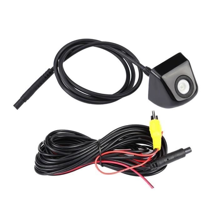 Tbest Caméra de recul CCD Caméra de recul de voiture CCD de secours Parking Vision nocturne caméra de recul étanche noir