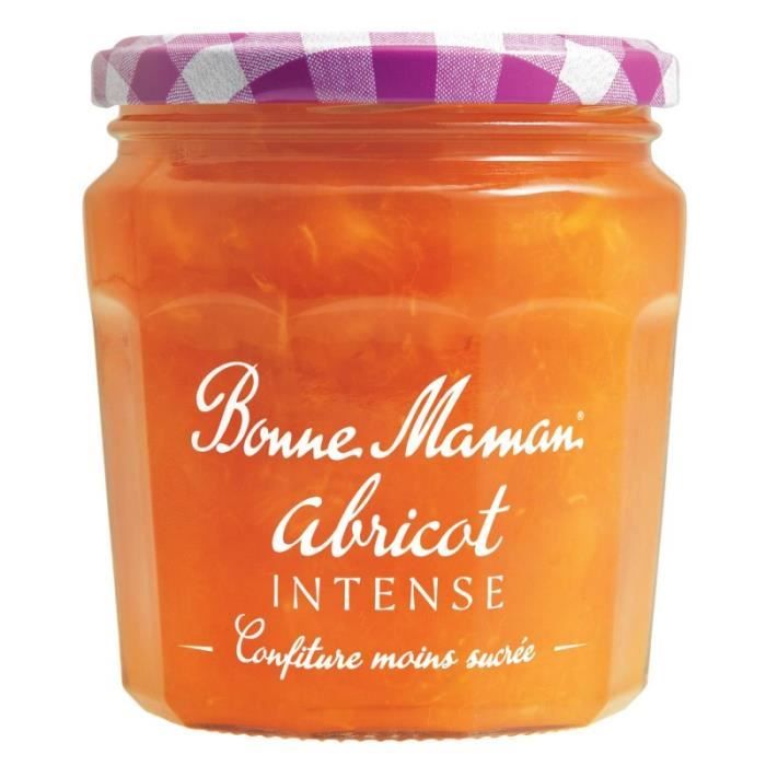 BONNE MAMAN - Confiture Intense Abricot 335G - Lot De 4