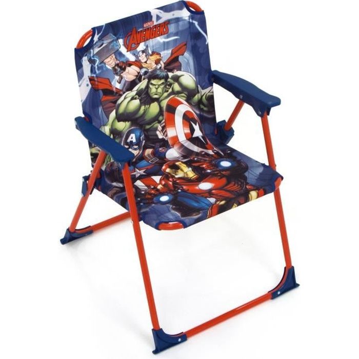 MARVEL Chaise Pliable Avengers Pour Enfant - Montée 38x32x53 cm