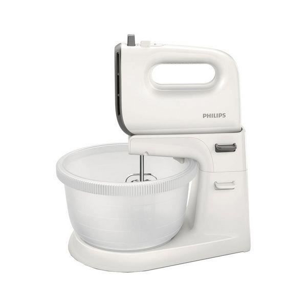 Robot Patissier avec Bol en acier inoxydable 3 L Blanc - Robot mixer 5 vitesses