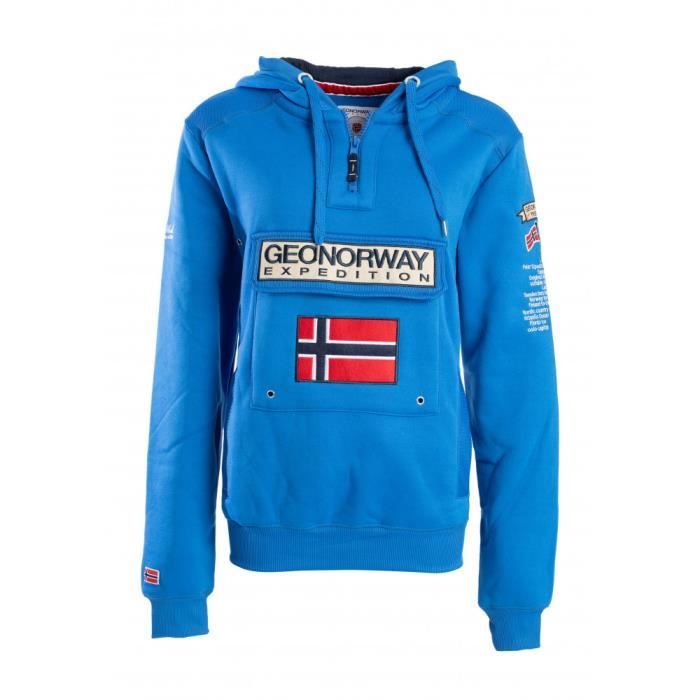GEOGRAPHICAL NORWAY Sweat GYMCLASS Bleu - Femme