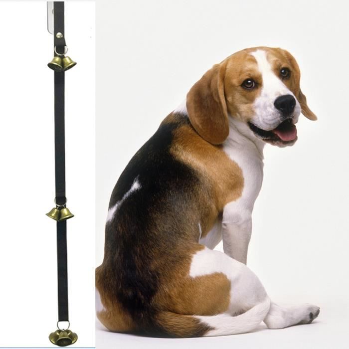 Pet Doorbell Rope Pet Dog Training Cloches en cuivre Fournitures pour animaux de compagnie Cadeau Sonnette pour chien, laiton