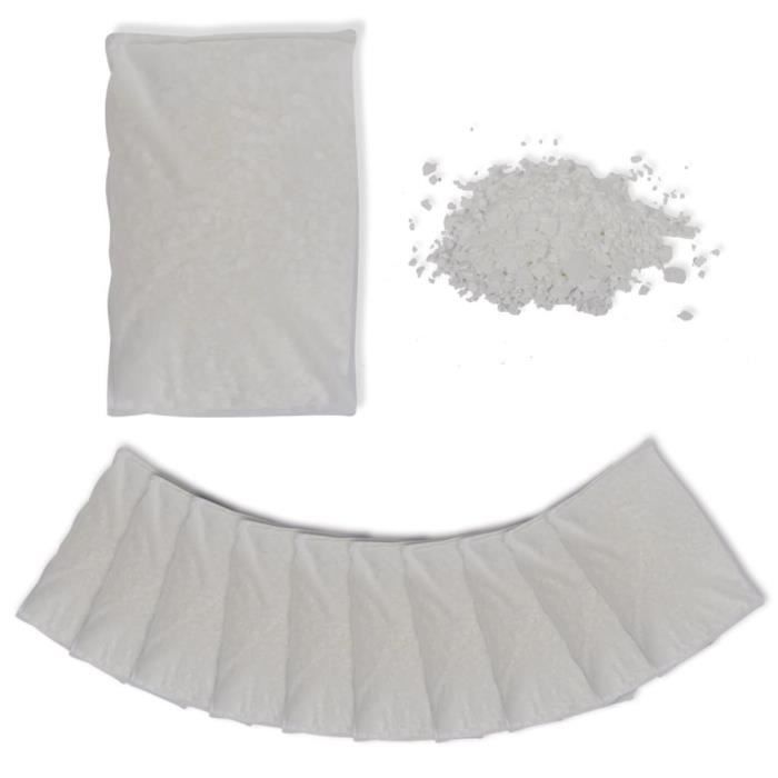 10 x 1 kg Sachet de recharge Déshydratant chlorure de calcium