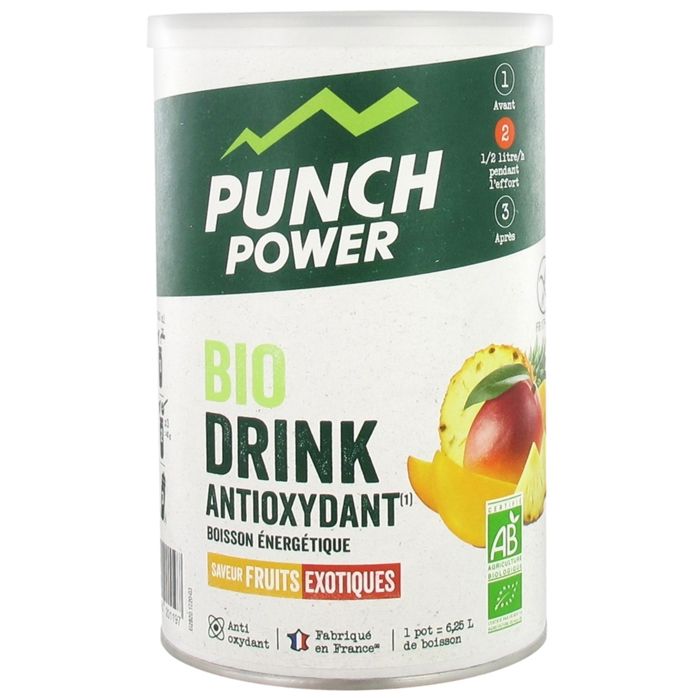 PUNCH POWER BIODRINK ANTIOXYDANT FRUITS EXOTIQUES - POT 500 G