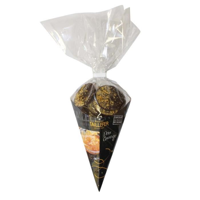 MAISON TAILLEFER Chocolat Noir Orange Cornet 150g