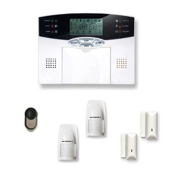 Alarme maison sans fil 1 à 2 pièces MN mouvement et intrusion - Compatible Box Internet