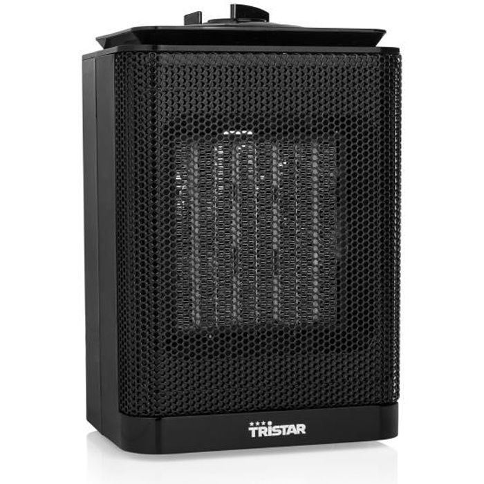 Tristar KA-5013 Chauffage électrique (céramique), Fan electric space heater, Céramique, Intérieur, Sol, Noir, 1500 W