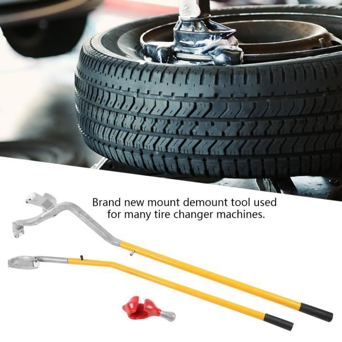 Outil de démontage de pneu, 3pcs monte-pneu démonte-pneu de roue de voiture en aluminium kit de réparation d'outils AB6481