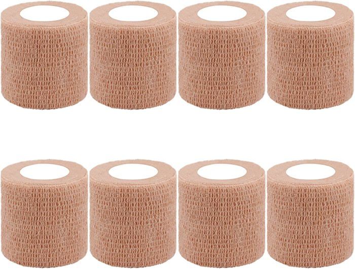 8 Rouleaux Bande Cohésive Elastique Bandes De Kinésiologie Bandage 8 Rouleaux Bande Cohésive Elastique Bandes De Kinésiologie Bandage