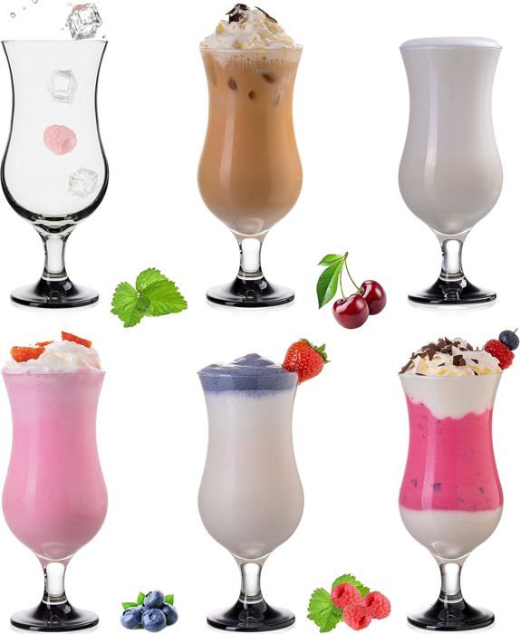 Verres à Bière En Cristal - Lot De 6 - Capacité 400 Ml (max 460 Ml) - Passe Au Lave-vaisselle - Pour Dégustation, Fêtes - 10