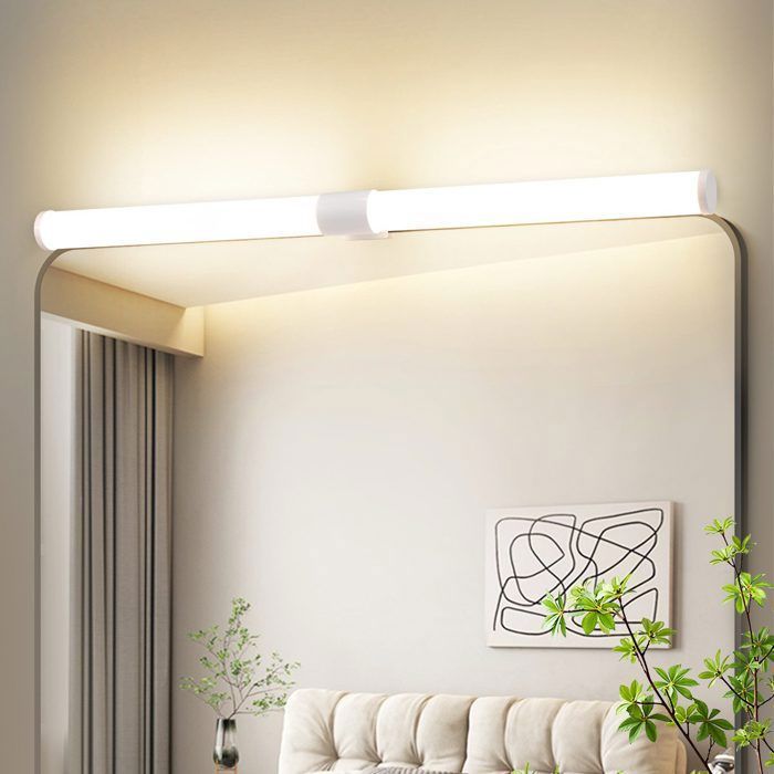 Applique Murale LED Pour Miroir Salle De Bain Noire - Lumière Maquillage 40/60/80cm