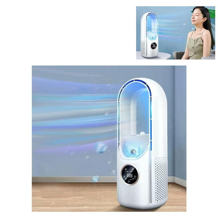 Ventilateur Colonne Sans Pale - Ventilateur Tour Silencieux Humidificateur et
