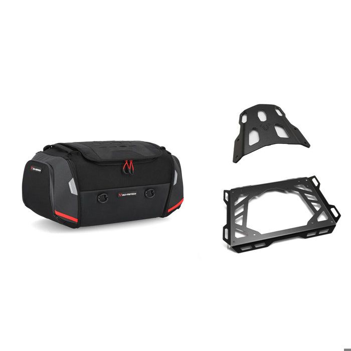 Sacoche De Selle Moto Universelle - Montage Rapide - Noir