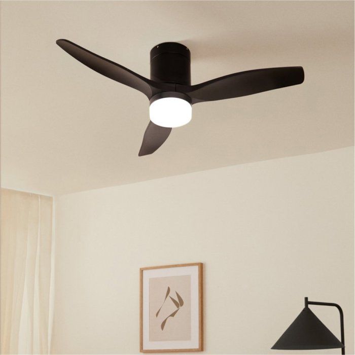 Ventilateur de plafond - Create - WIND CALM - Silencieux - Fonction été/hiver - 6 vitesses - Create