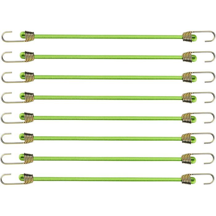 8 PCS 25cm Tendeurs Elastiques avec Crochets Petits Cordons Elastiques avec Crochets Universels Sangles de Tension Robuste