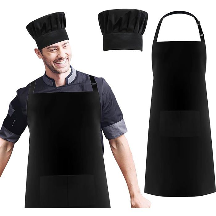 Morefaz Ltd Toque de Chef Blanche - Accessoire de Cuisine Élégant et ...