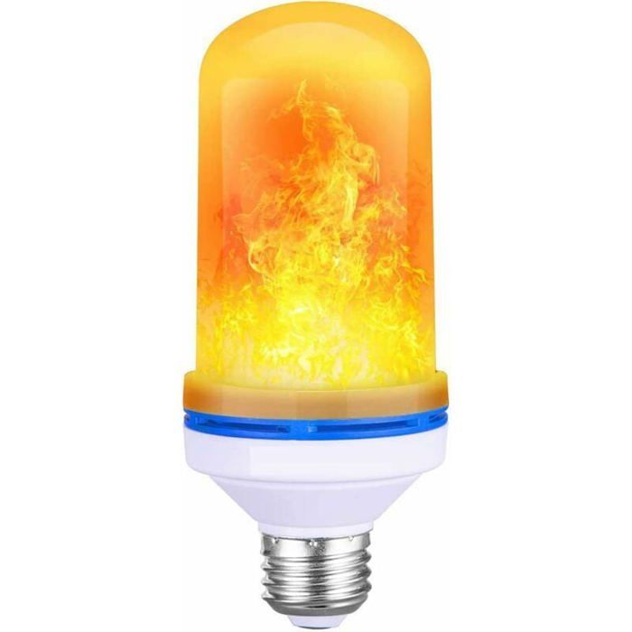 Ampoule LED effet flamme - MICH - E27 - 5W - 4 couleurs de flamme - Capteur de gravité