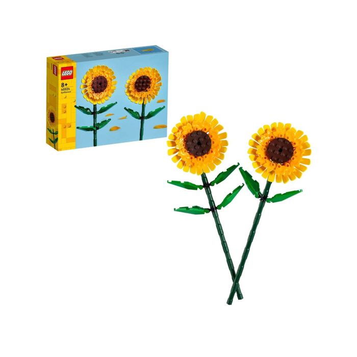 LEGO Botanicals 40524 Tournesols - Kit de Construction de Fleurs Artificielles - Pour adulte ou enfant dès 8 ans